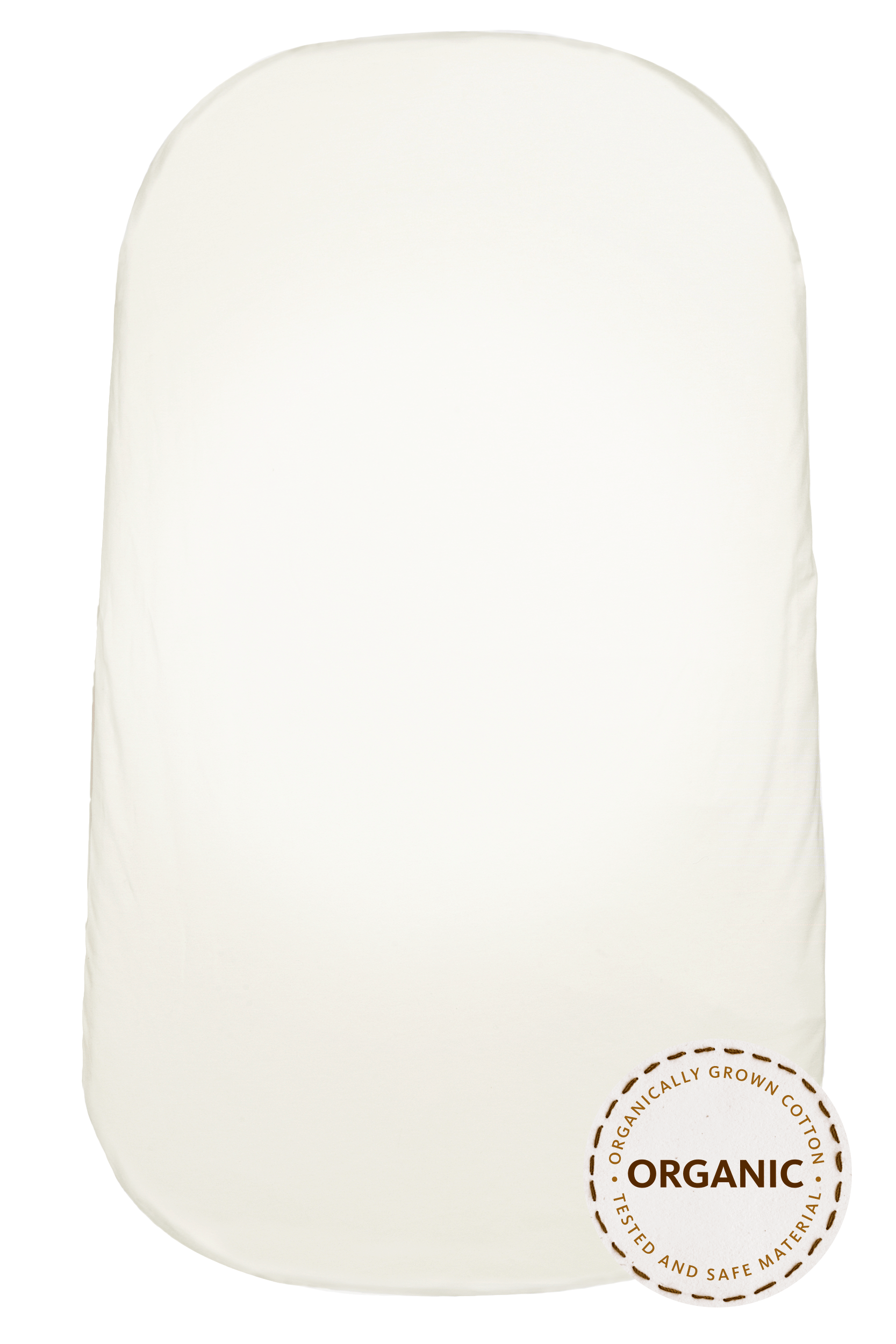 Drap-housse pour Berceau, Blanc / Coton bio