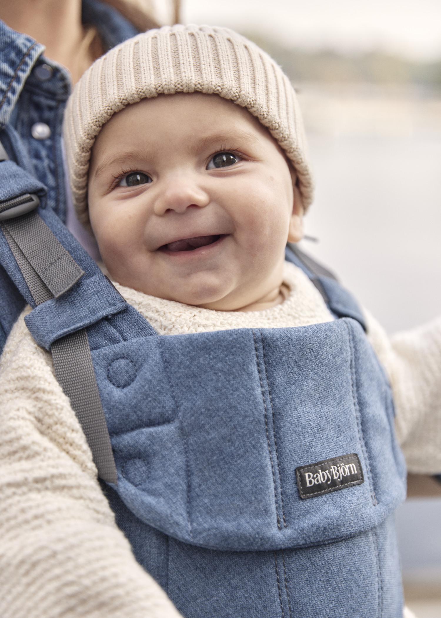 Baby Carrier Harmony in Blue Woven Mélange - BabyBjörn